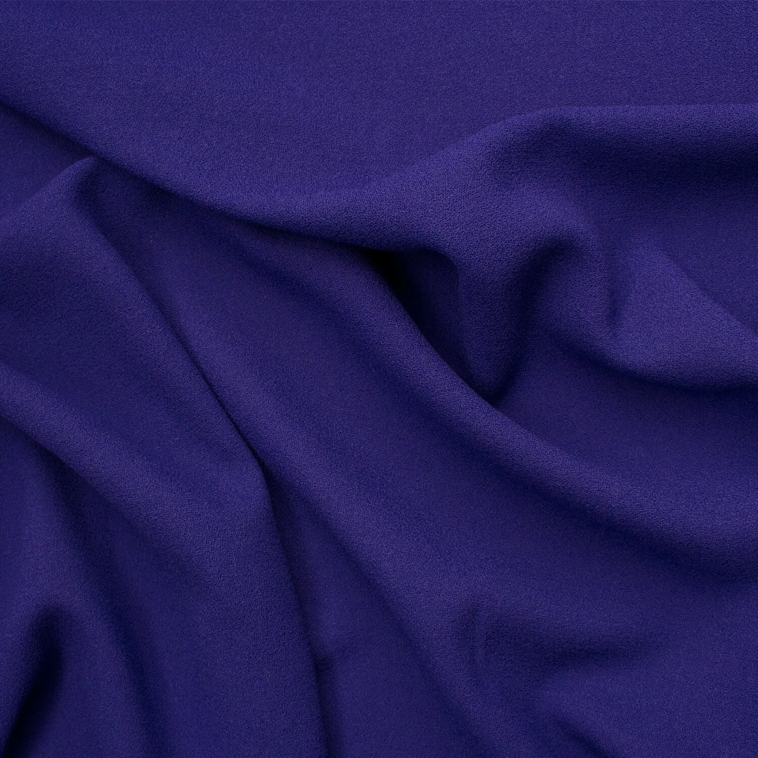 Royal Blue Single Wool Crêpe