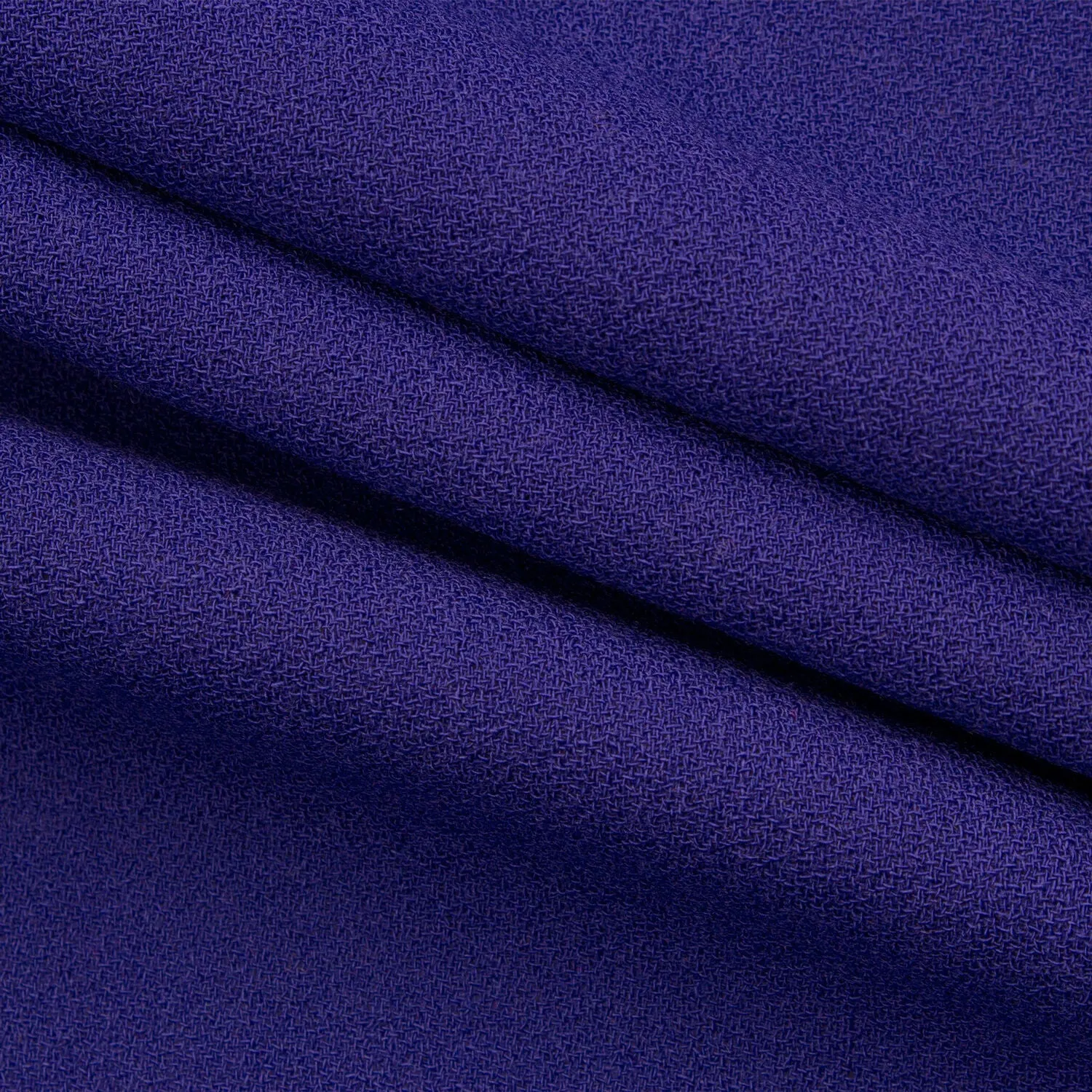 Royal Blue Single Wool Crêpe