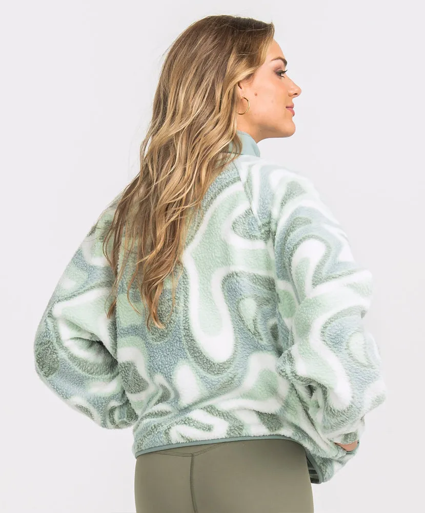 Southern Shirt Co -Retro Snap Fleece Jacket