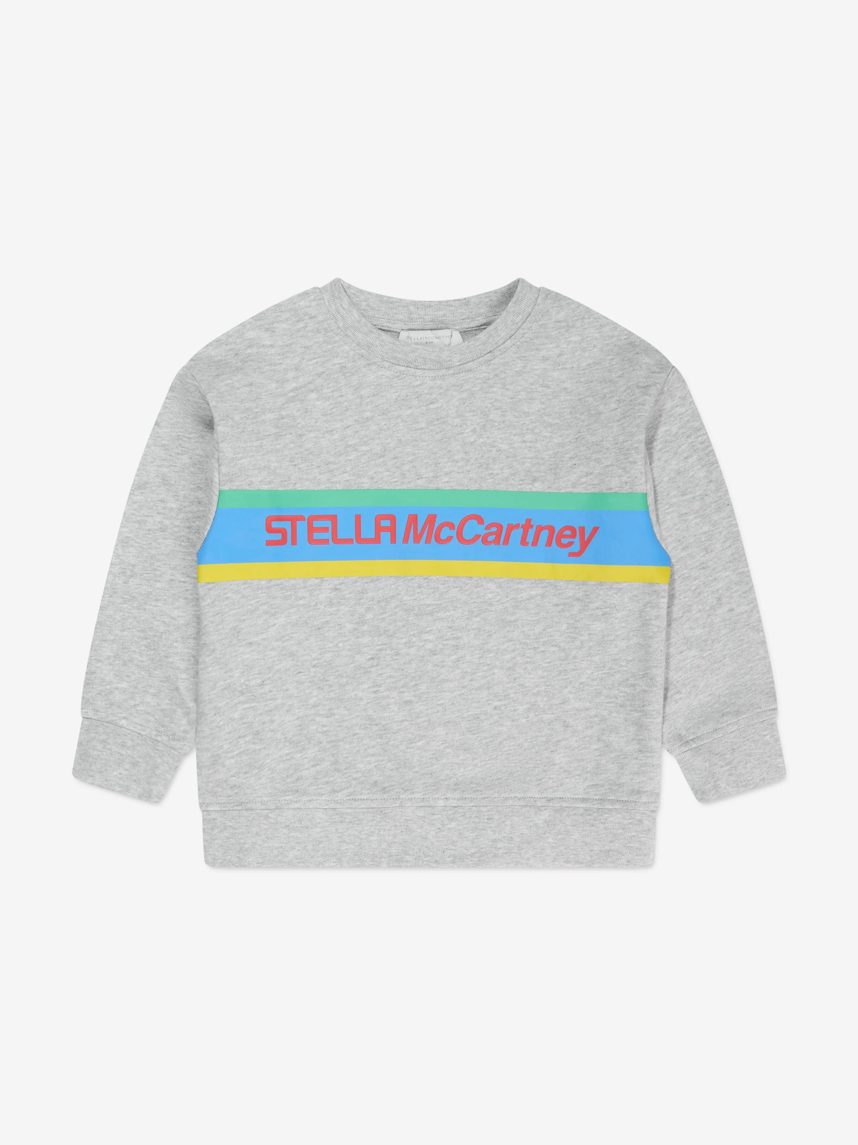 Stella McCartney Boys Logo Sweatshirt in Grey