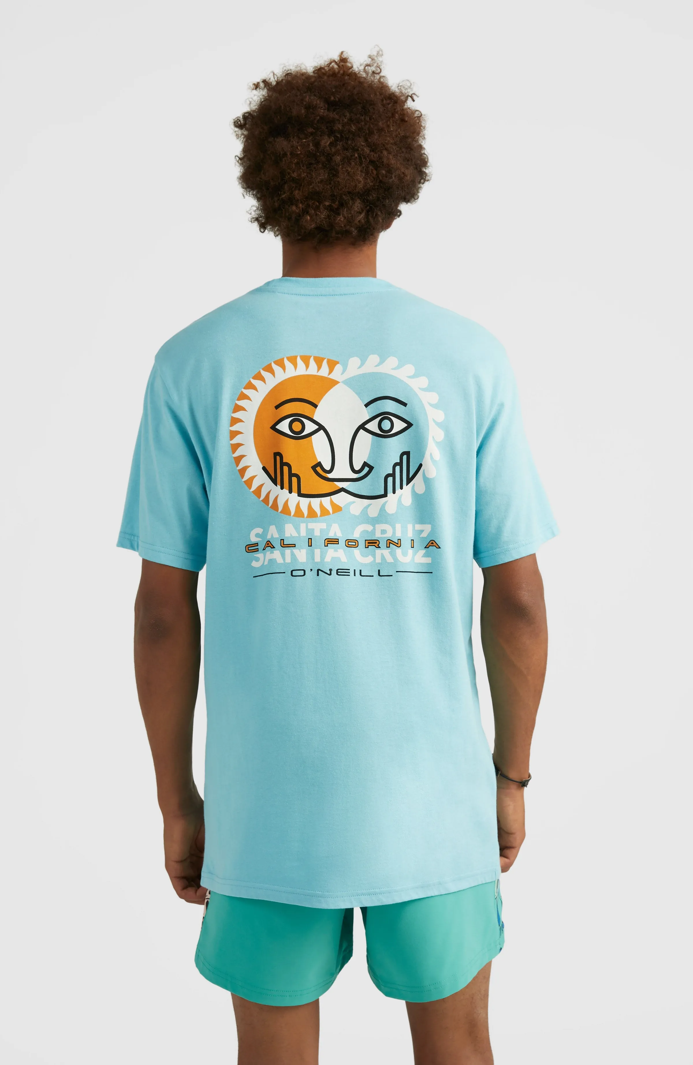 Sunface T-Shirt | Blue Topaz