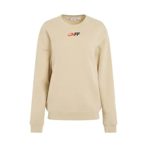 The Opposite Regular Fit Crewneck in Beige/Black