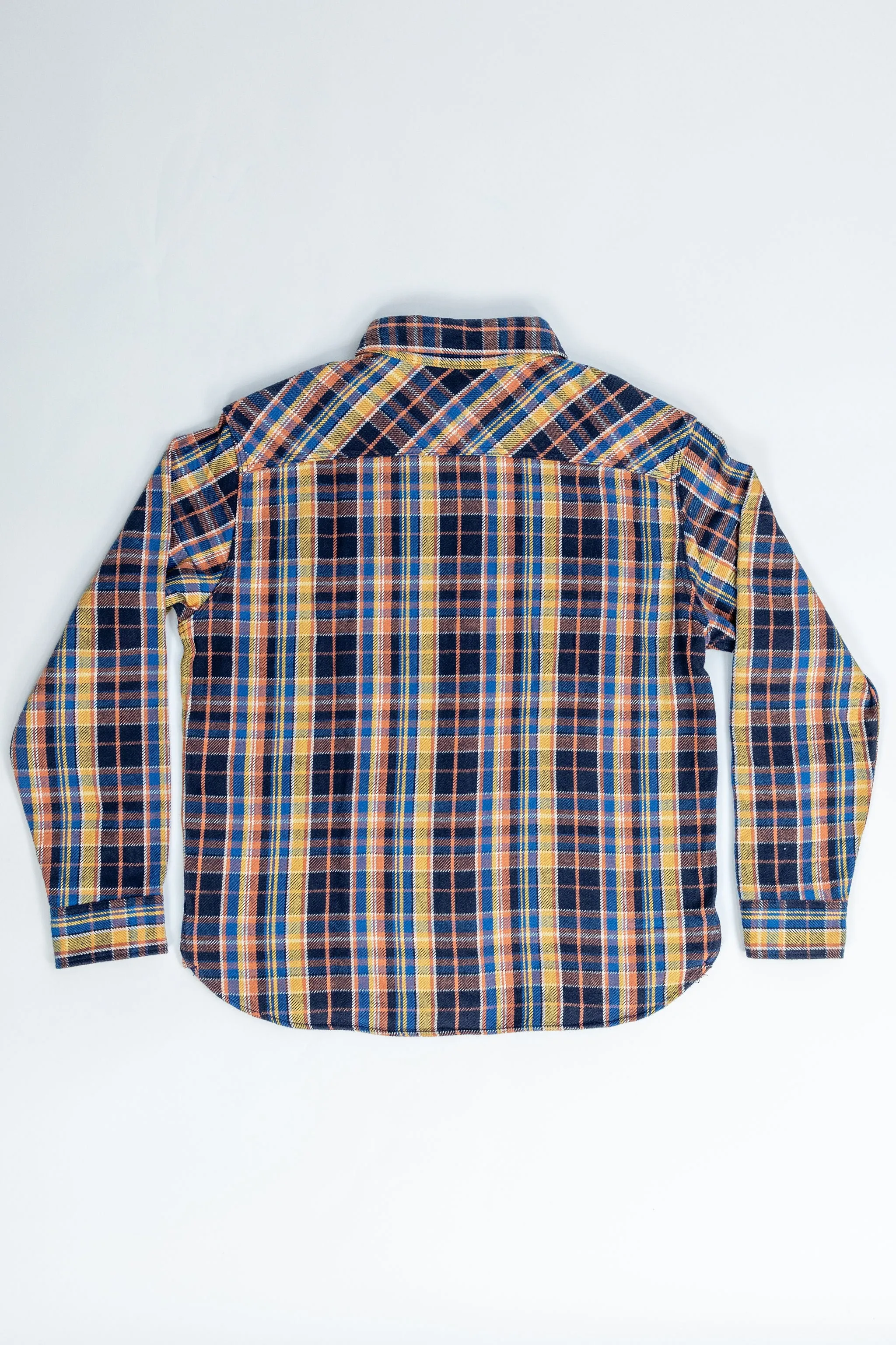 UES 502452 Heavy Flannel Shirt - Blue