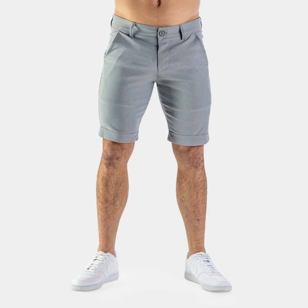 Ultra-Stretch 9” Chino Shorts - Grey