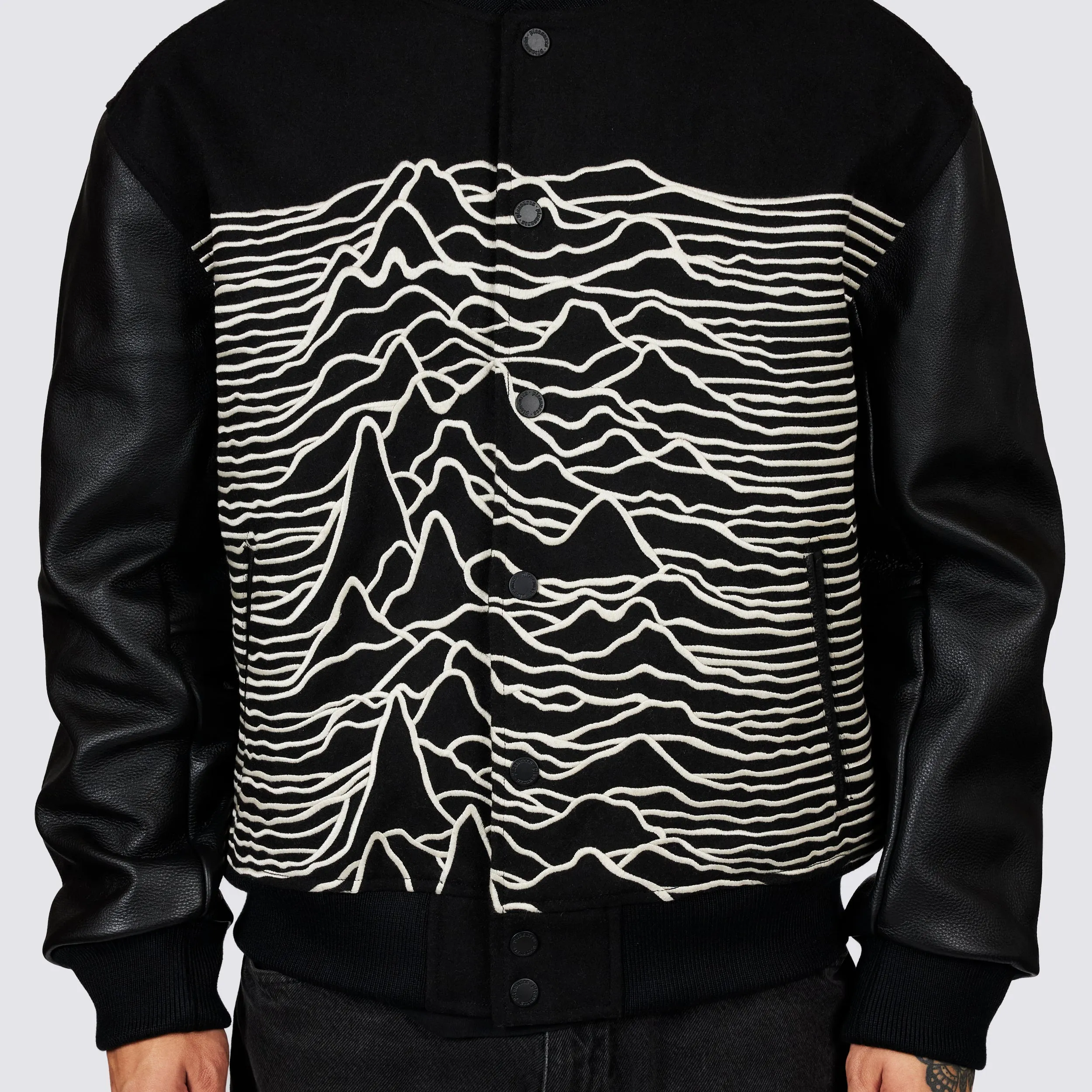 Unknown Pleasures Varsity Jacket