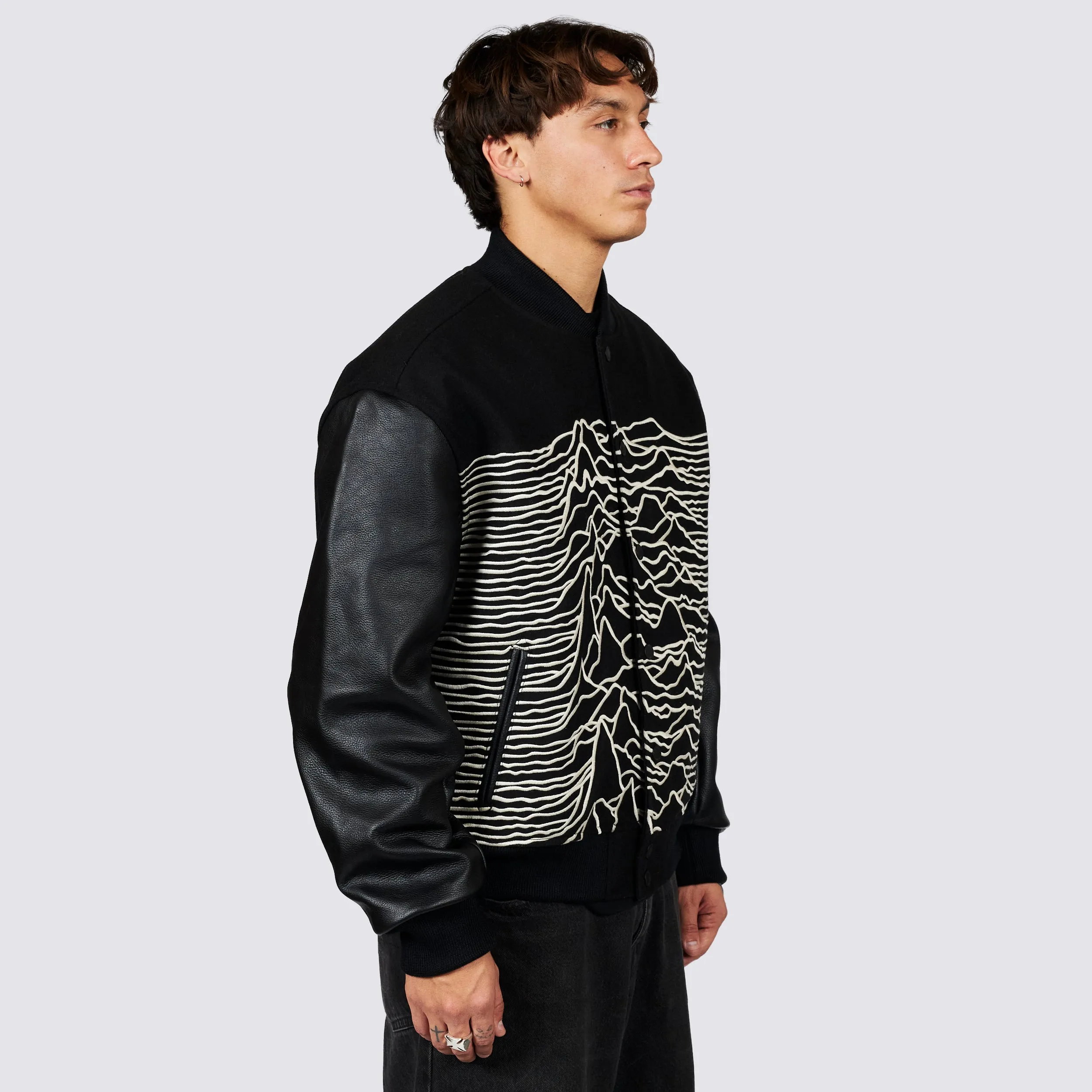 Unknown Pleasures Varsity Jacket