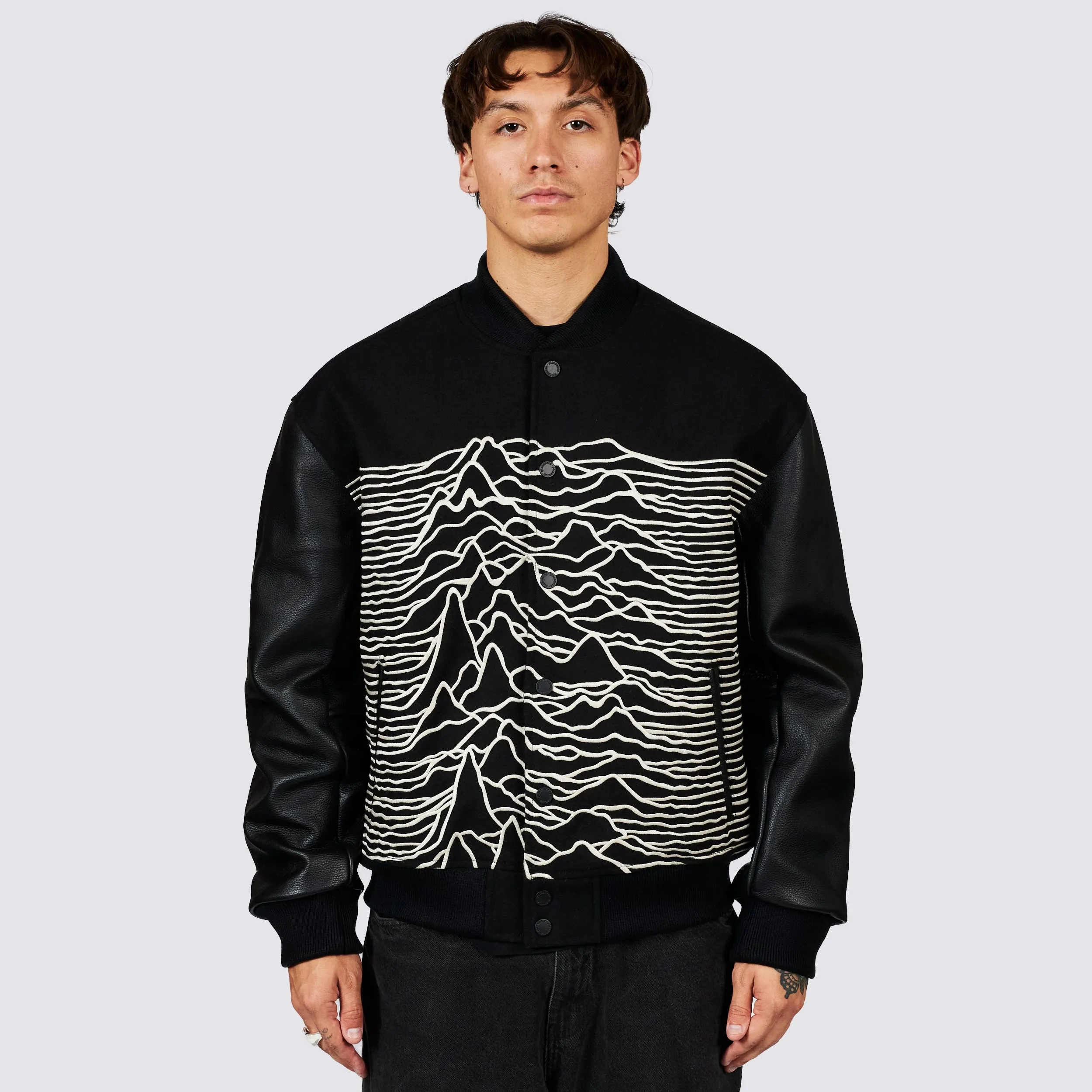 Unknown Pleasures Varsity Jacket